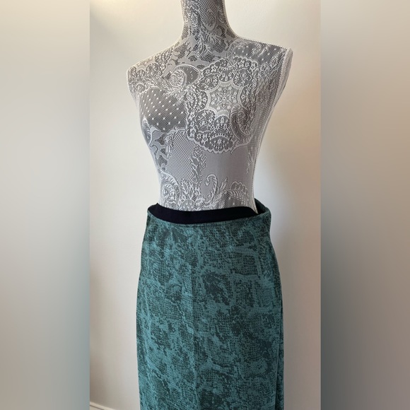 'a new day' Women's Green Snakeskin Print Maxi Skirt - Picture 10 of 11